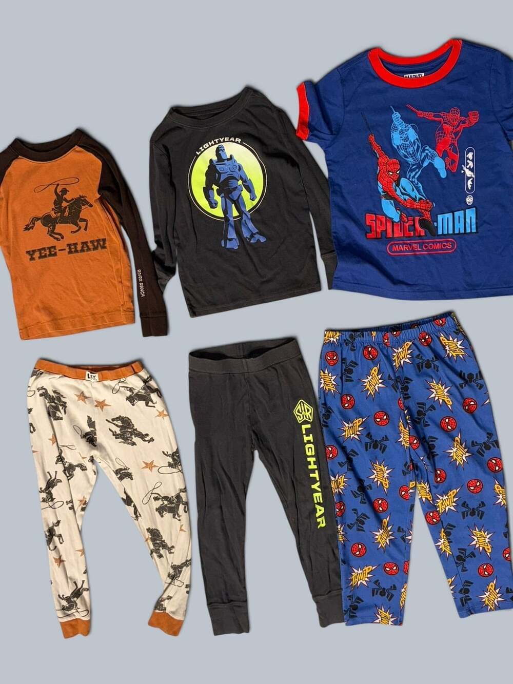 Marvel Gap Lazy One Kids Pajama Lot Size 6